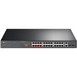 TP-Link TL-SL1226P Switch PoE+ de 26 Puertos, 250 W, Gris